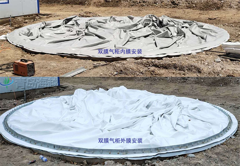 雙膜氣柜內膜外膜安裝 雙膜氣柜內膜外膜安裝